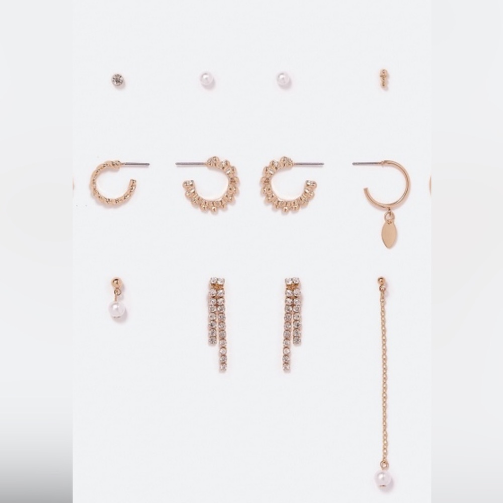 Florence pearl mix earrings multi pack